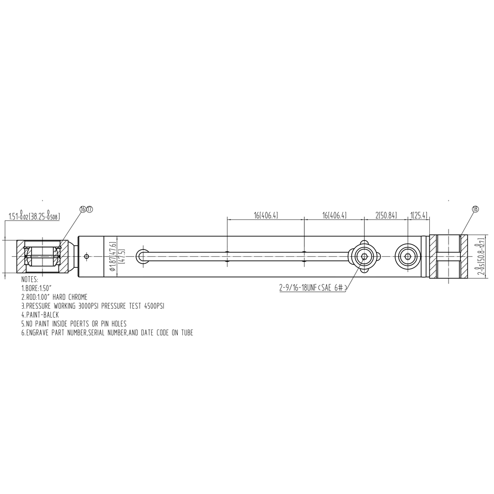 The fault analysis of the hydraulic cylinder