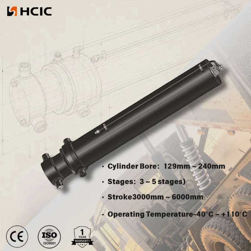 Front Tipping Hydraulic Cylinder Front Tipping Hydraulic Cylinder