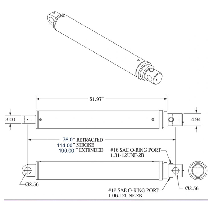 Lifting Cylinder Hydraulic