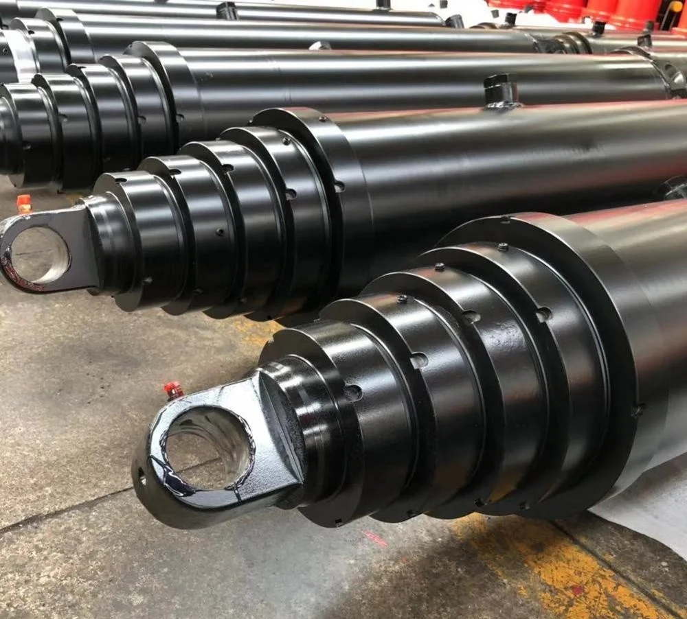 Multi-Stage Telescopic Hydraulic Cylinder Multi-Stage Telescopic Hydraulic Cylinder